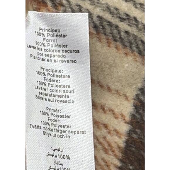 Pretty Little Thing Plus Size Wool Oversized Duster Coat Size 14 - Picture 9 of 15